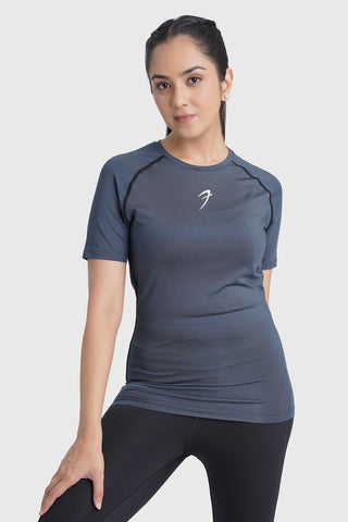 Compression T-shirt Grey