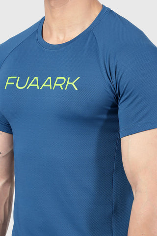 Aura Textured T-shirt Teal