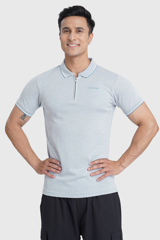 Heritage Polo T-shirt Grey