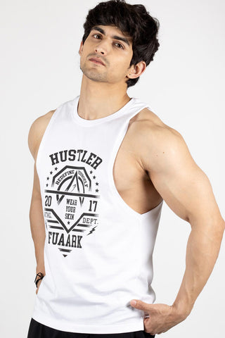 Hustler Tank White