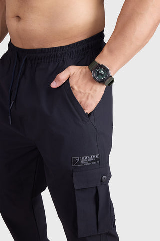 Script Cargo Joggers Black