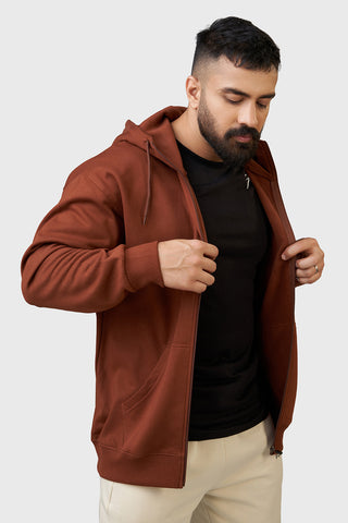 Signature Oversized Jacket Brown